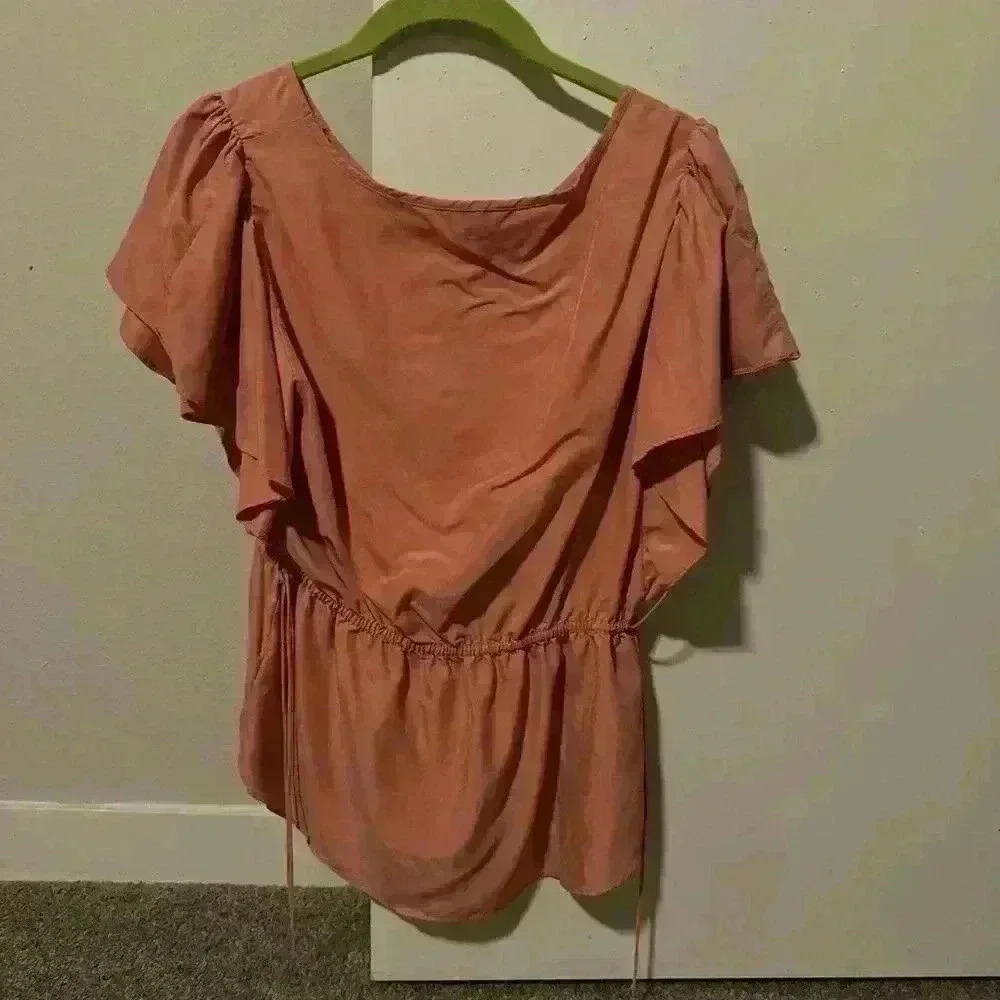 Express Blouse W/ Ruffles - Picture 2 of 2